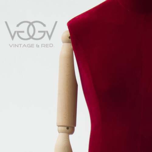 Manichini Sartoriali Velluto Rosso