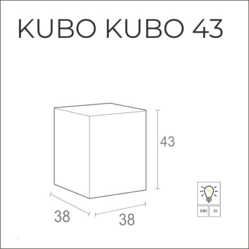 KUBO KUBO  IN POLIETILENE H43