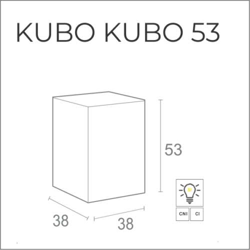 KUBO KUBO  IN POLIETILENE H53