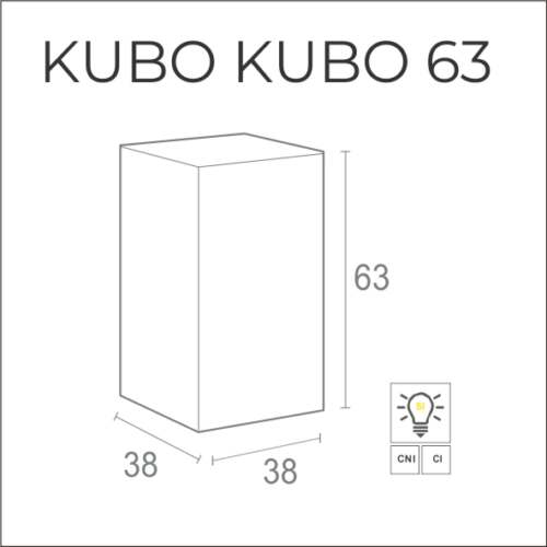 KUBO KUBO  IN POLIETILENE H63