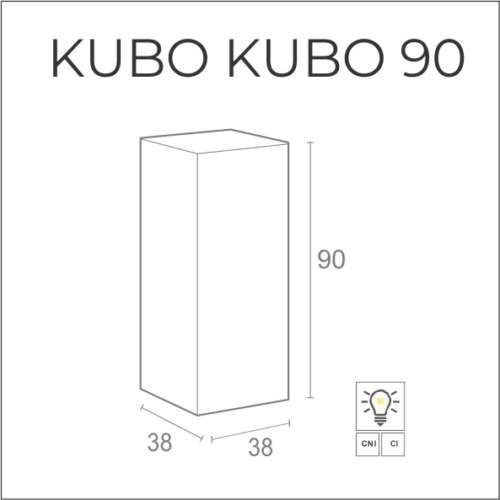 KUBO KUBO  IN POLIETILENE H90