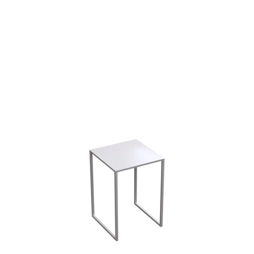 INT102_WH Side table 30x30xh43 cm, white
