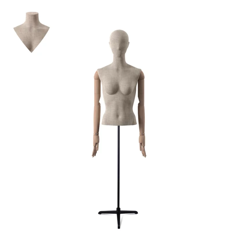 Busto Corto Donna BTR04BL