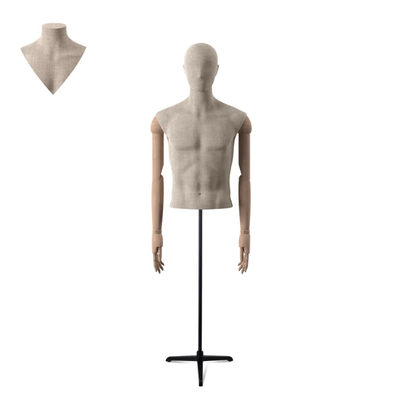 BUSTO UOMO CORTO BTR04