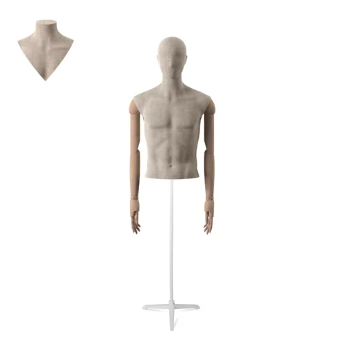 BUSTO UOMO CORTO BTR04WH