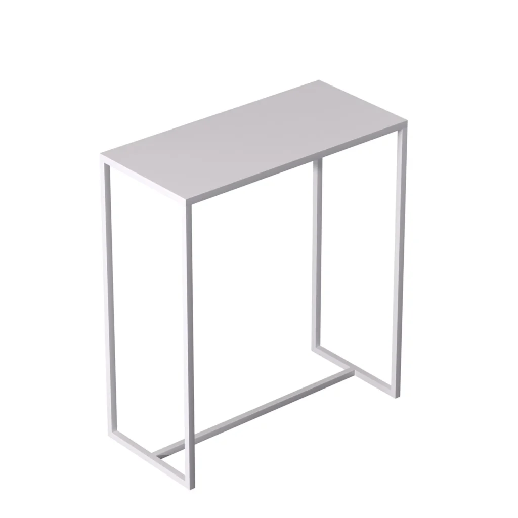 TAVOLO BIANCO 80x38xh90cm