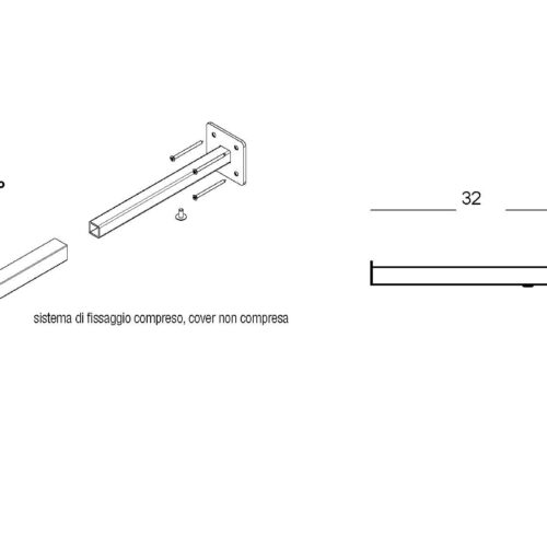 ACCESSORIO FISSAGGIO A MURO RBWFP
