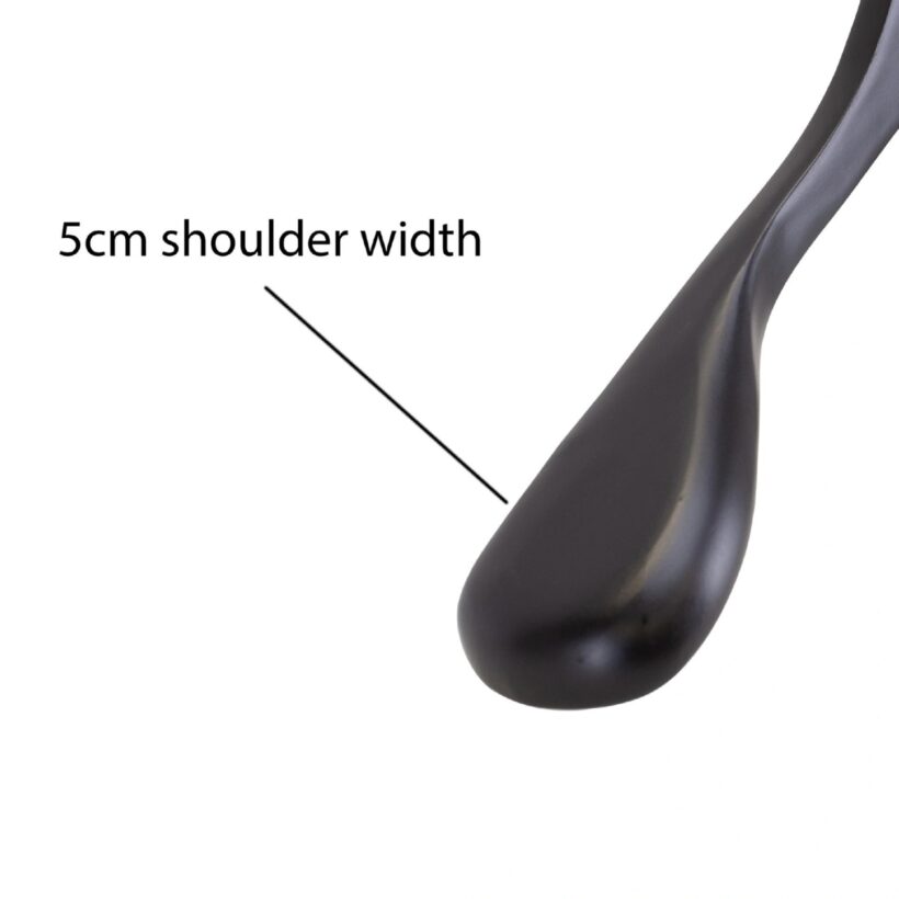 SPALLA DA 5 CM NERO OPACO