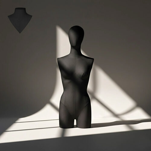 Busto Lungo Donna Nero 42M