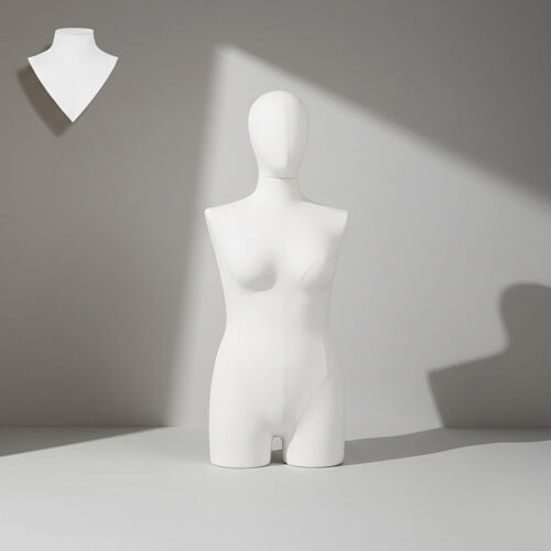 Busto Lungo Donna Bianco 44XL