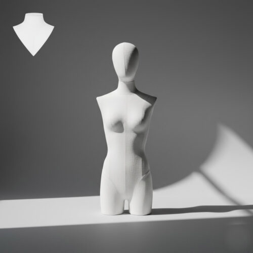 Busto Lungo Donna Bianco 40XS