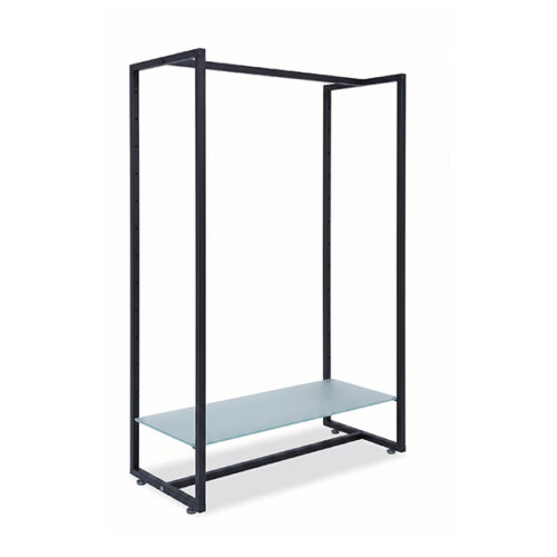 Torre espositiva con barra appendiabiti 08624C 99 x 45 x H 152 cm