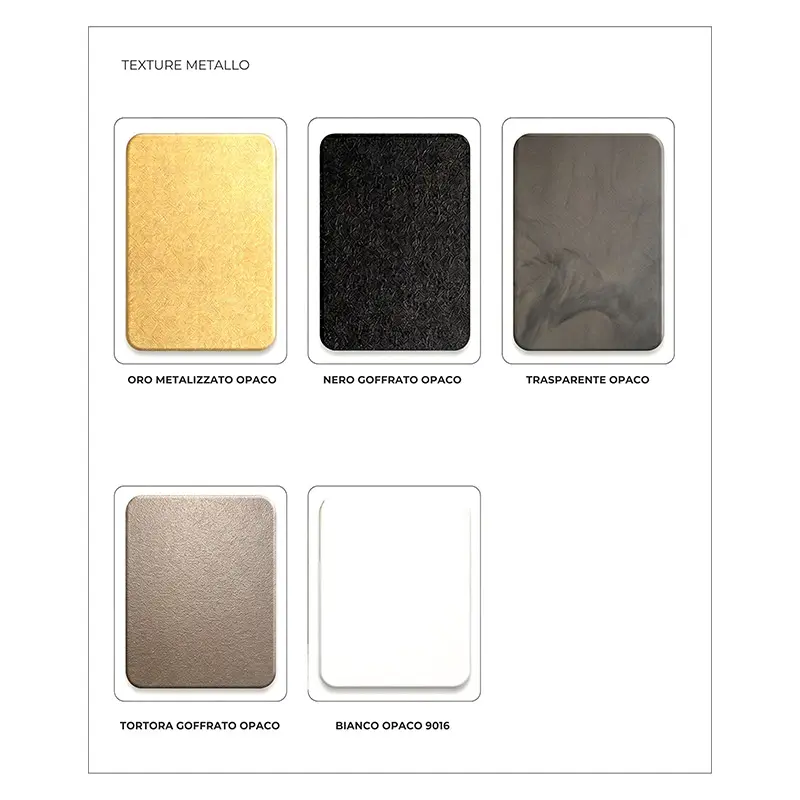 finiture texture metallo
