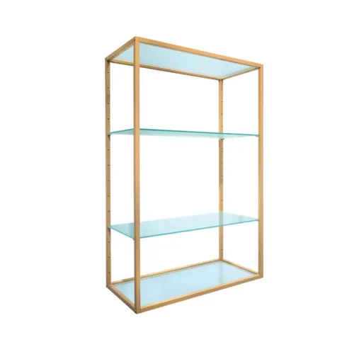 Espositore a parete oro con quattro piani 08698H